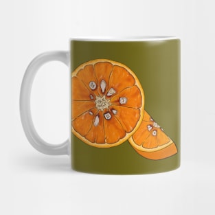 Oranges Inside With Teeths Mug